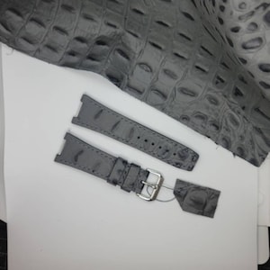 Handmade genuine leather watch band for IWC 3239 and IWC Ingenieur Mission Earth