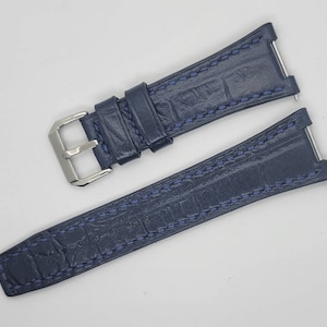 Handmade hand stitched watch band for IWC 3239, genuine leather, rare find