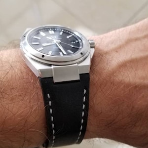 Genuine leather handmade watch band fits IWC Ingenieur Automatic 3239