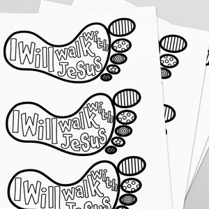 Come Follow Me - 2025 Primary - LDS Primary Coloring Page - Jesus Coloring Page - Printable Primary - Walk with Jesus - LDS Primary Ideas