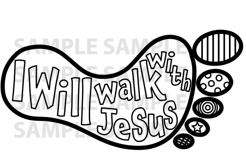 Come Follow Me 2023 Primary LDS Primary Coloring Page Jesus Coloring Page Printable Primary Walk with Jesus LDS Primary Ideas image 2
