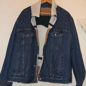 LEVIS Wendejacke 2 in 1 Denim Trucker Jacke XL vintage rare