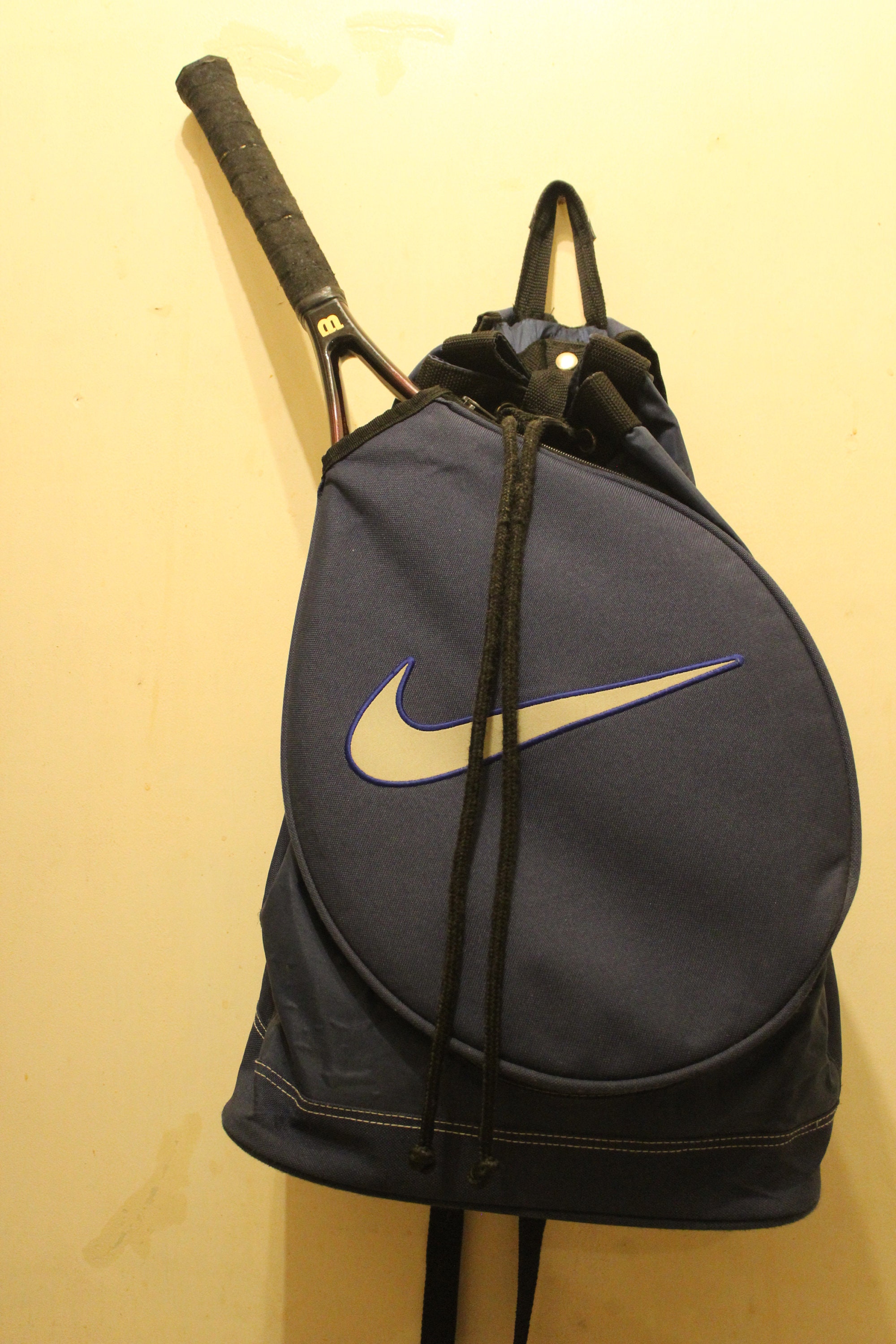 NIKE Swoosh Tennis Backpack Bag Vintage - Etsy