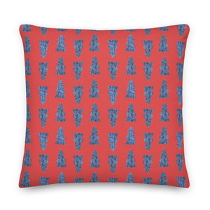 Color Block Pillow, Christmas Tree Throw Pillow, Christmas Tree Pillow, Home Decore