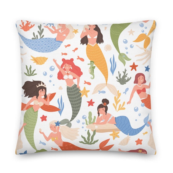 Etsy mermaid pillow clearance