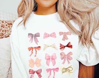 Coquette Clothing Balletcore Coquette Top Coquette Clothes Ballet Sweatshirt Soft Girl Aesthetic Galentines Day Shirt Y2K Top Y2K Clothes