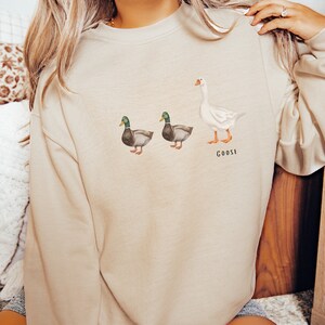 Duck Shirt Goose Shirt Lucky Duck Shirt Goose Sweater Silly Goose Duck Sweater Poet Shirt Top Selling T shirts Gift for Her
