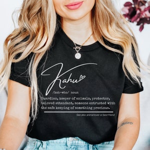 Kahu Shirt Definition Shirt Dog Rescue Shirt Pet Remembrance Gift Cat ...