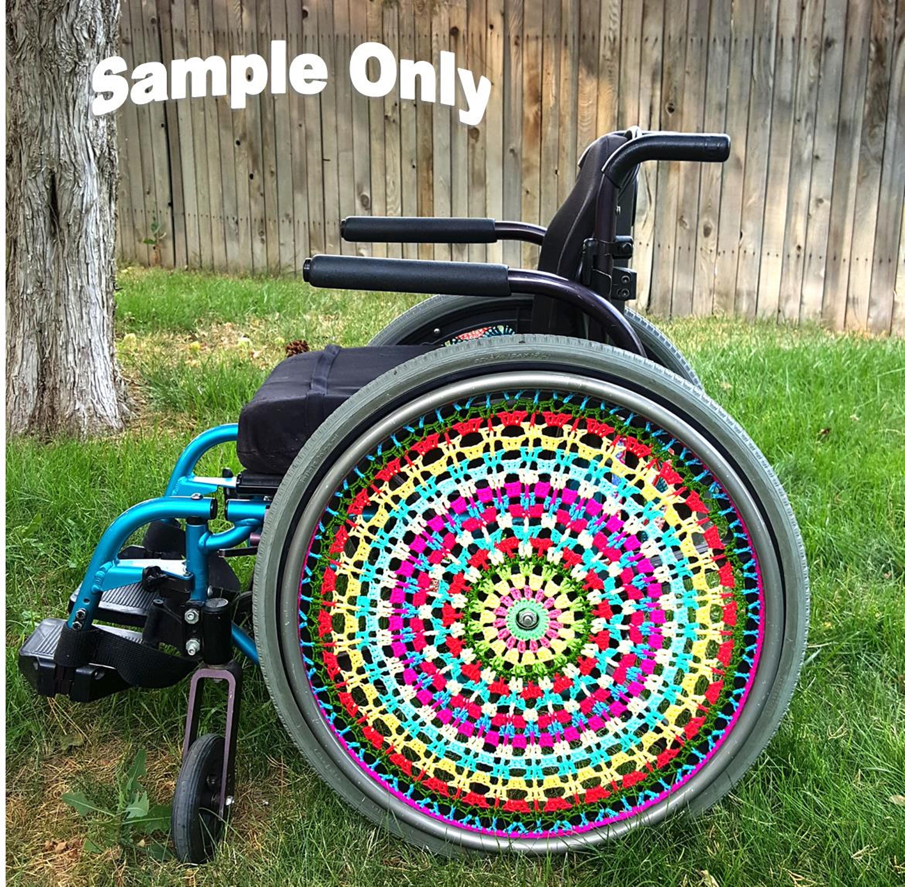 Pre Custom Order Wheelchair Wheel Cover Spoke Guard Wheel Etsy