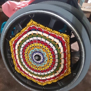 One (1) Wheelchair Wheel Cover Ready to Ship Spoke Cover Wheel Wall Décor Special Gift Attractive Fun Unique Gift Amazing Giving Free Ship