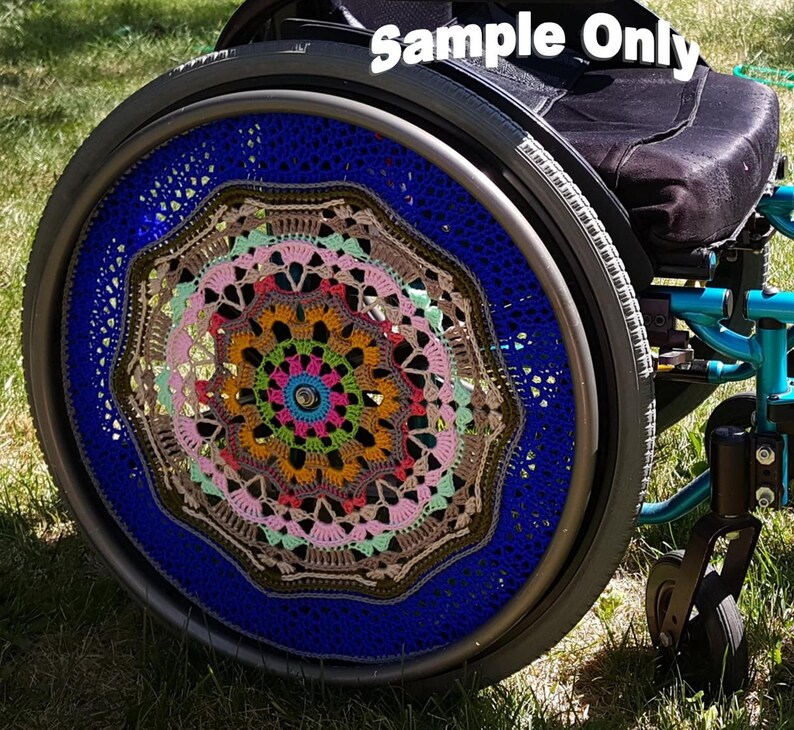Pre custom order Wheelchair Wheel Cover Spoke Cover Wheel Etsy