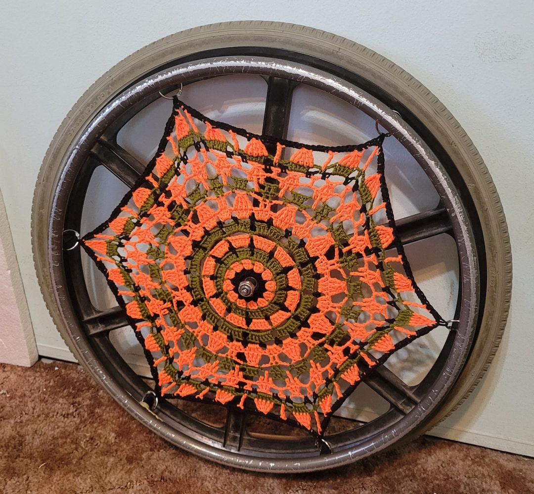 1 one Wheelchair Wheel Cover Ready to Ship Spoke Cover Wheel Wall Special Gift Attractive Fun