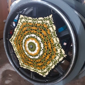 1 (One) Wheelchair Wheel Cover Ready to Ship Spoke Cover Wheel Wall Décor Special Gift Attractive Fun Unique Gift Amazing Giving Free Ship