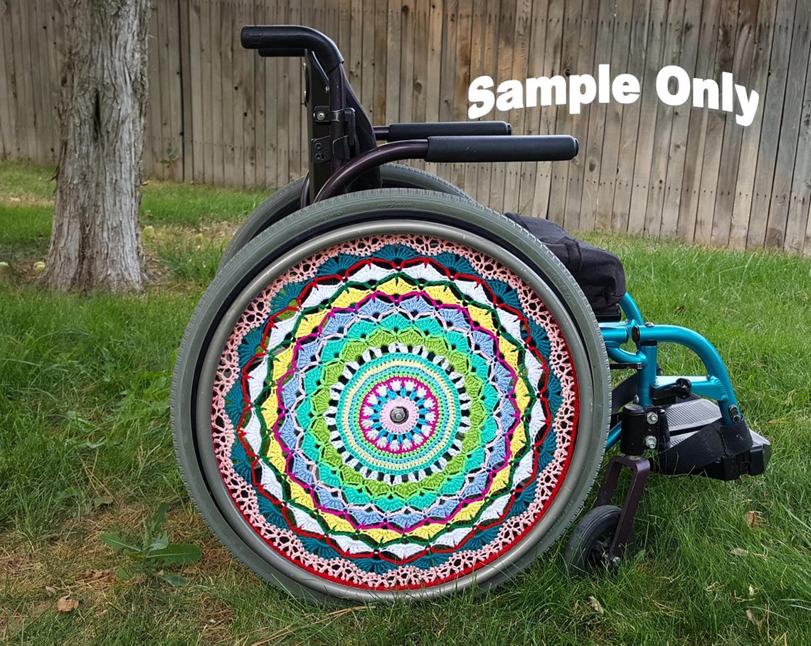 Pre Custom Order Wheelchair Wheel Cover Spoke Cover Wheel Etsy