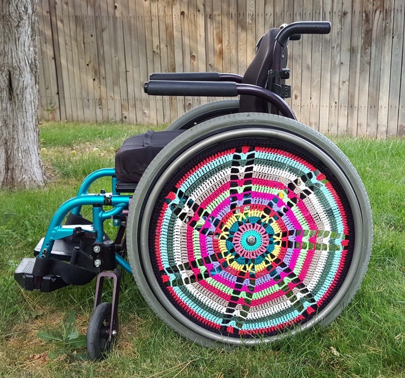 Wheel Covers Wheelchair Spoke Covers Wall Decoration Etsy