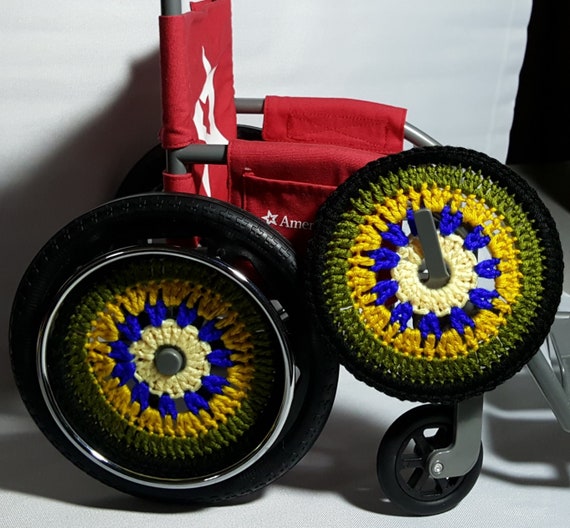 18 Doll Wheelchair Wheel Cover Wheel Covers For Etsy