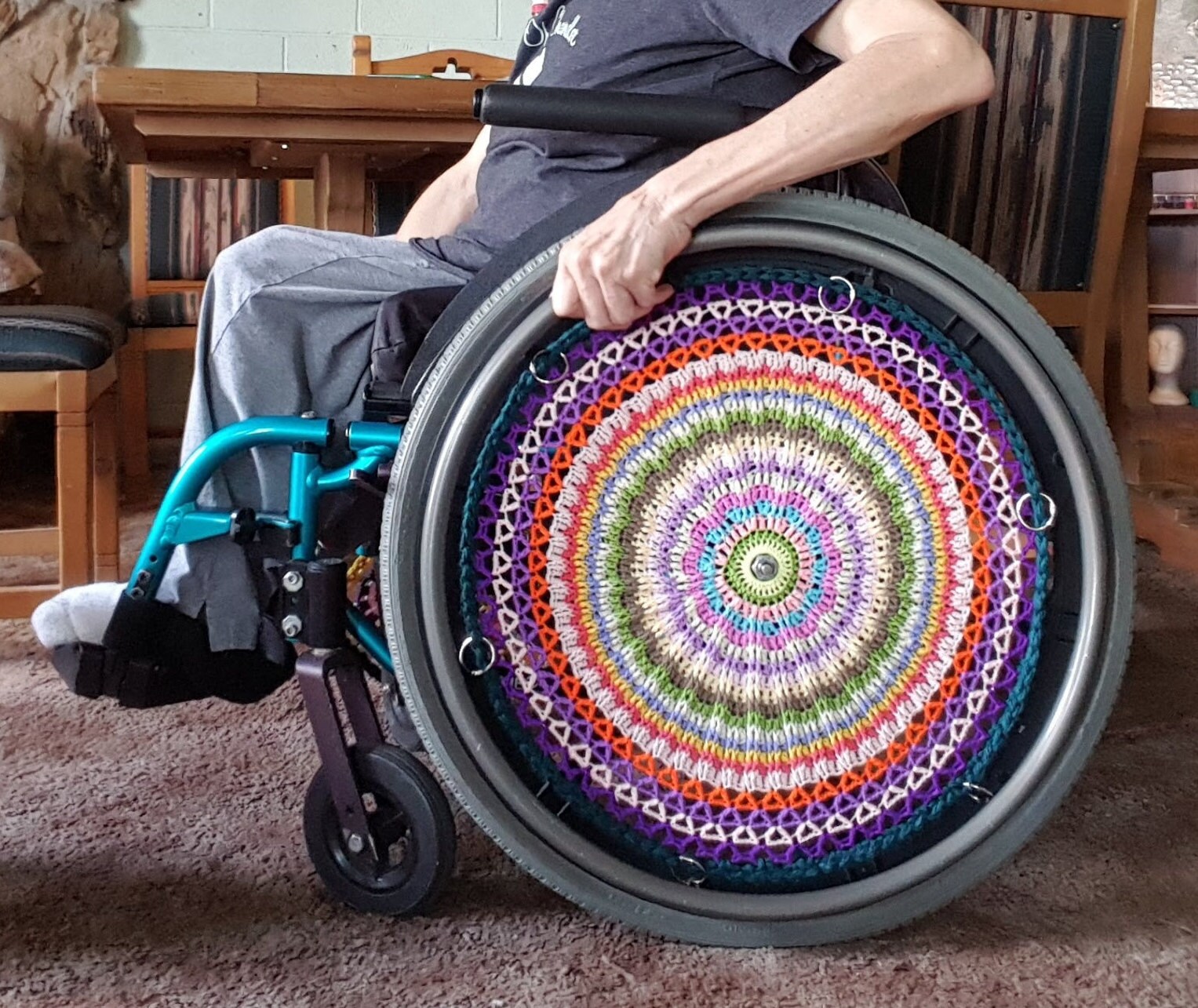 PRE ORDER Kit Wheelchair Wheel Spoke Cover Instructions Etsy