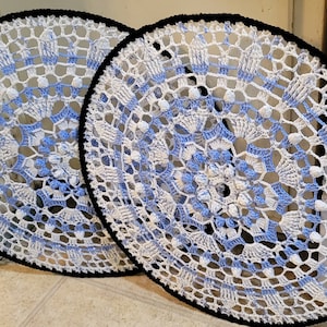 24&quot; - Two (2) Matching pair Fun Spiral Wheelchair Wheel Cover Ready Simply Awesome Free Ship Spoke Cover Special Gift Unique Mandala
