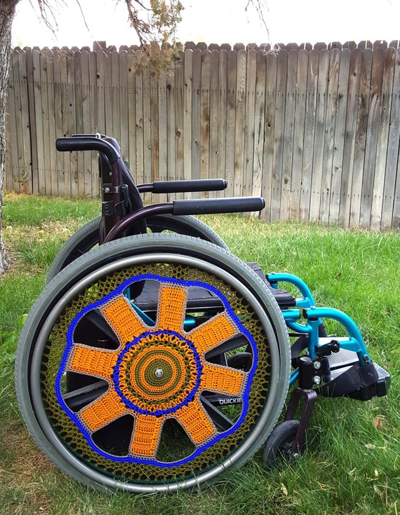 Printed Print Out Hardcopy Pattern Crochet Wheelchair Wheel Etsy