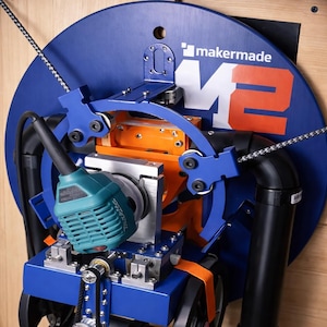 MakerMade M2 Dust Collector – 3d Printable Files for Maslow Cnc