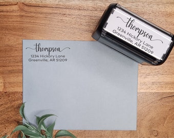 Personalized Return Address Stamp | Custom self-inking stamp perfect for newlyweds and new homeowners