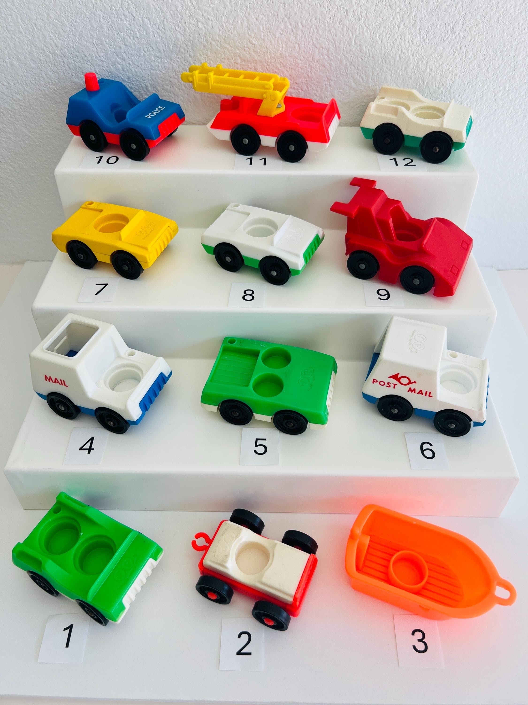 Voiture Miniature Fisher-Price Little People - Vintage Verte - Occasion Très Bon état N2