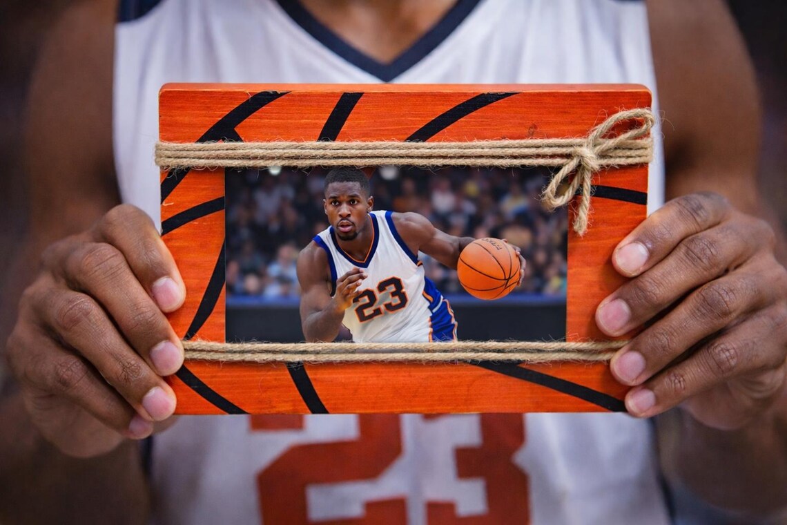 Personalized Basketball Photo Frame, Boys and Girls Basketball Team ...