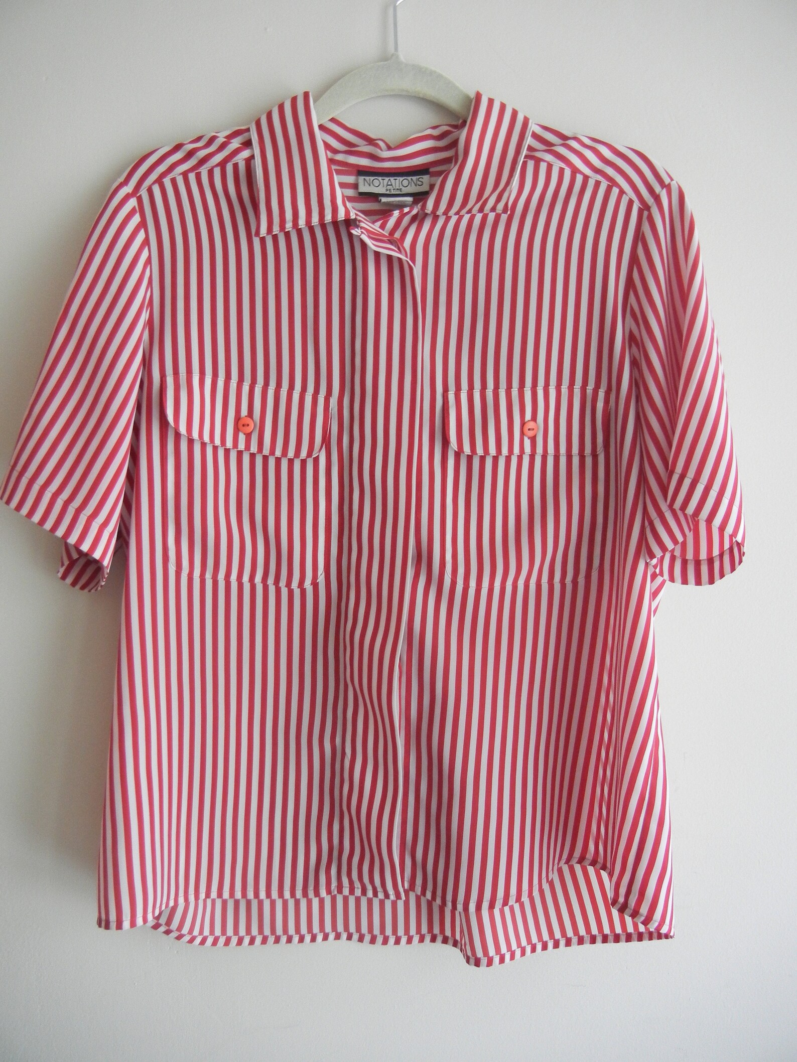 Vintage Colourful Striped Blouse