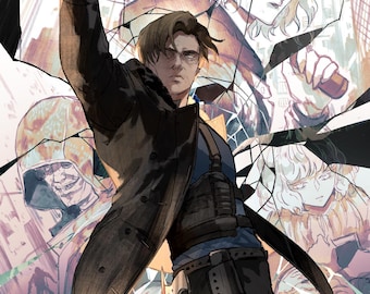 LARGE FOIL PRINT- Resident Evil Requiem