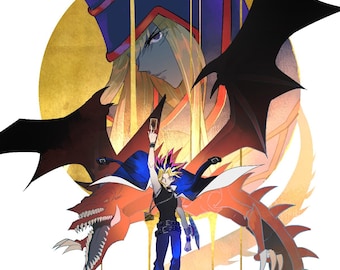 SMALL SIZE- [Yugioh Foil Print] Atem