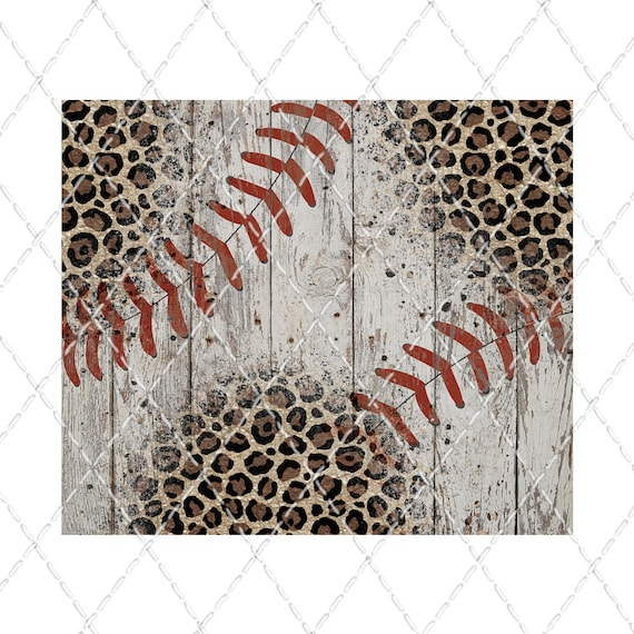 Leopard Baseball Printed Tumbler Leopard Baseball Printed Tumbler