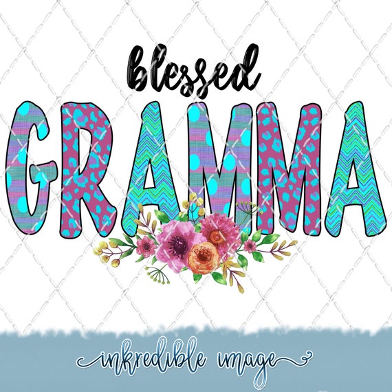 Blessed Gramma Sublimation Transfer Ready to Press Shirt - Etsy
