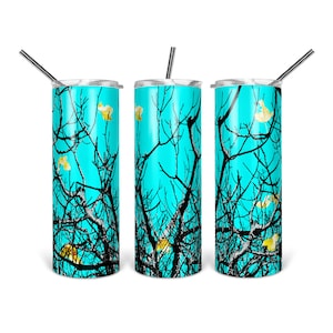 Teal Camo - Sublimation - PNG - Digital Download - Digital Design - Tumbler Design - Printable - 20 OZ - Tumbler - Camouflage - Hunting