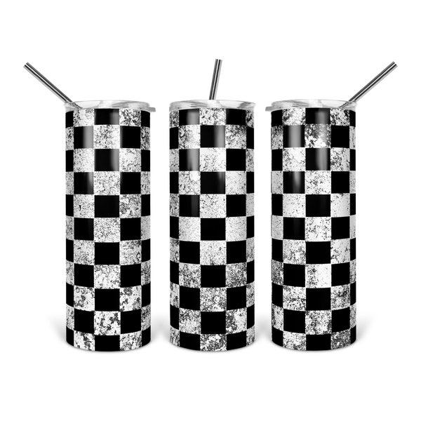 Checkered Flag - Sublimation - PNG - Digital Download - Digital Design - Tumbler Design - Printable - 20 OZ - Racing - Racing Flag - Race