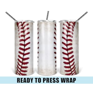 Baseball with Dirt Tumbler Sublimation Transfer - Ready To Press