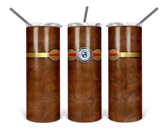 Cigare - sublimation - PNG - téléchargement numérique - conception numérique - conception de gobelet - imprimable - 20 OZ - gobelet skinny - fête des pères - homme