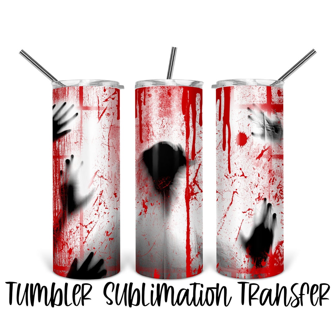 L.V. Halloween Tumbler Wrap- Sublimation Transfer