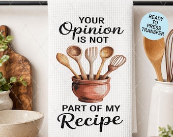 Your Opinion Sublimation Transfer - Ready To Press - Heat Transfer - Towels - 2 Pack