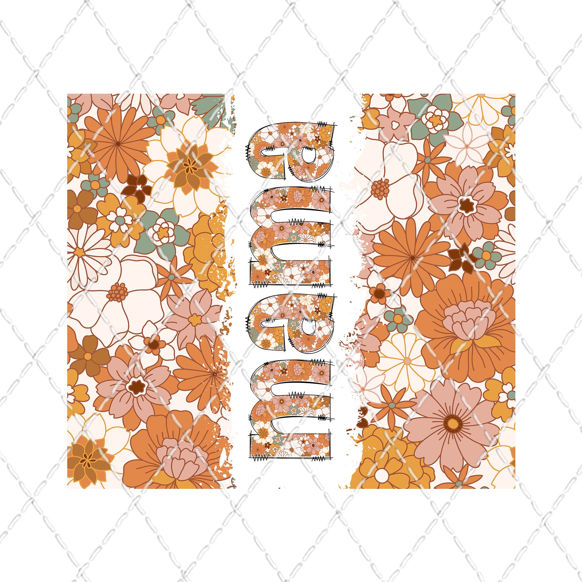 Mama Boho Floral Tumbler Sublimation Transfer - 20 Oz - Etsy