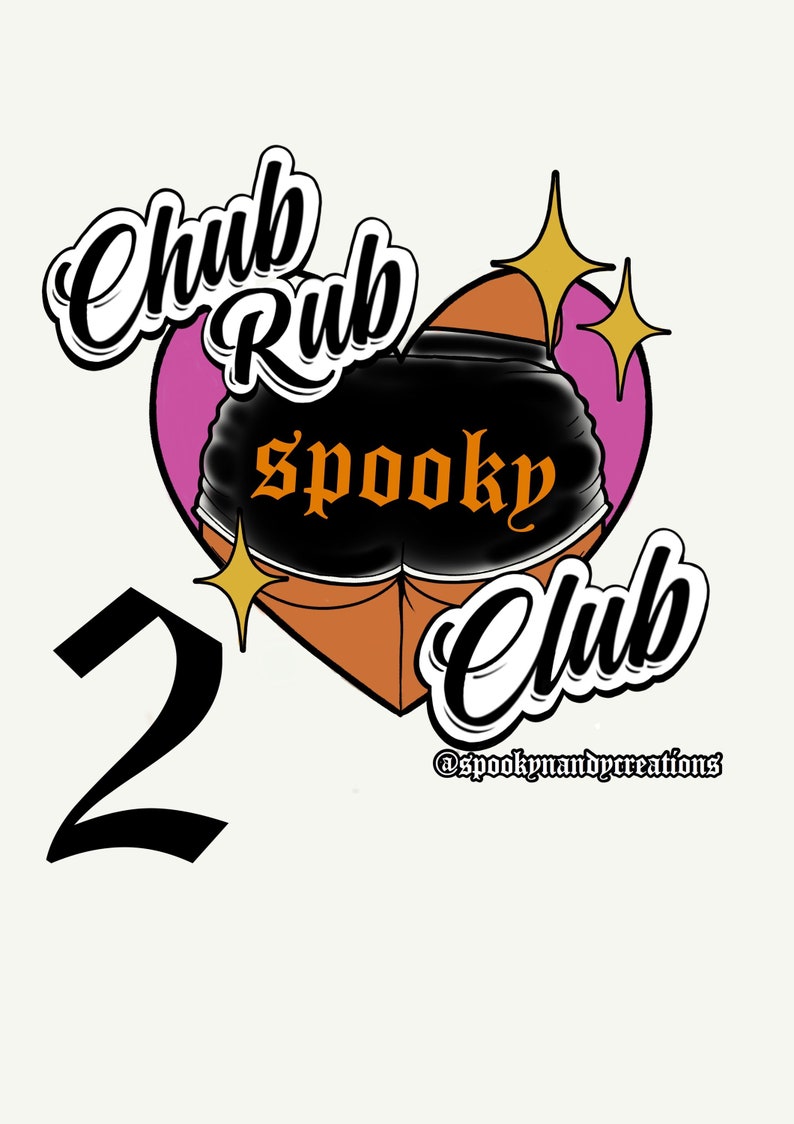 Chub rub club sticker