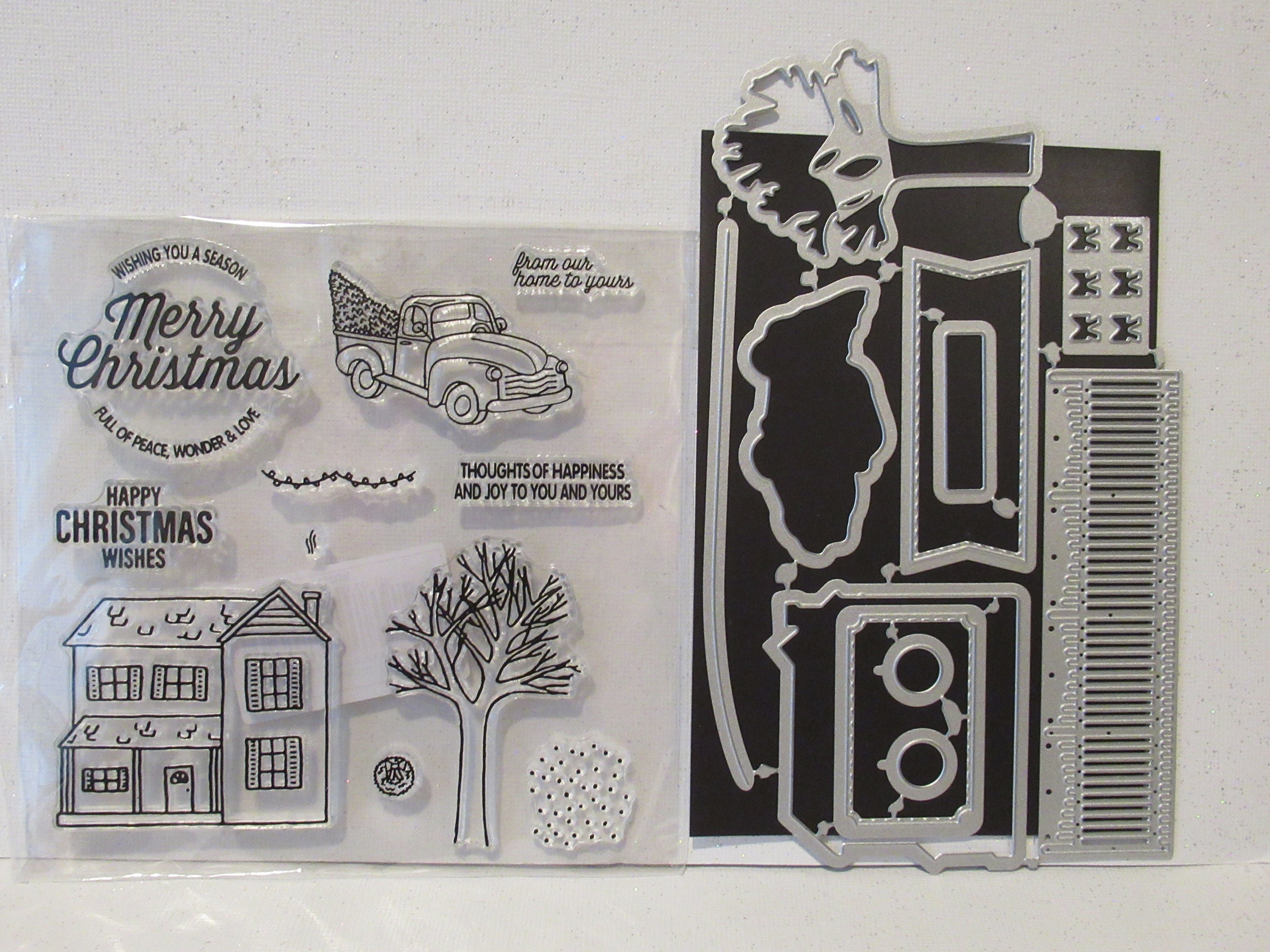FARMHOUSE CHRISTMAS stamp set and Dies Stampin up Bonus Etsy