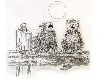 HOUSE MOUSE Stamp Moon Song clear Cling stamp Cats Meow
