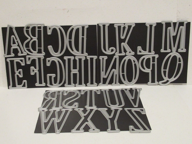 LARGE LETTERS Thinlits Dies Stampin Up Bonus Etsy