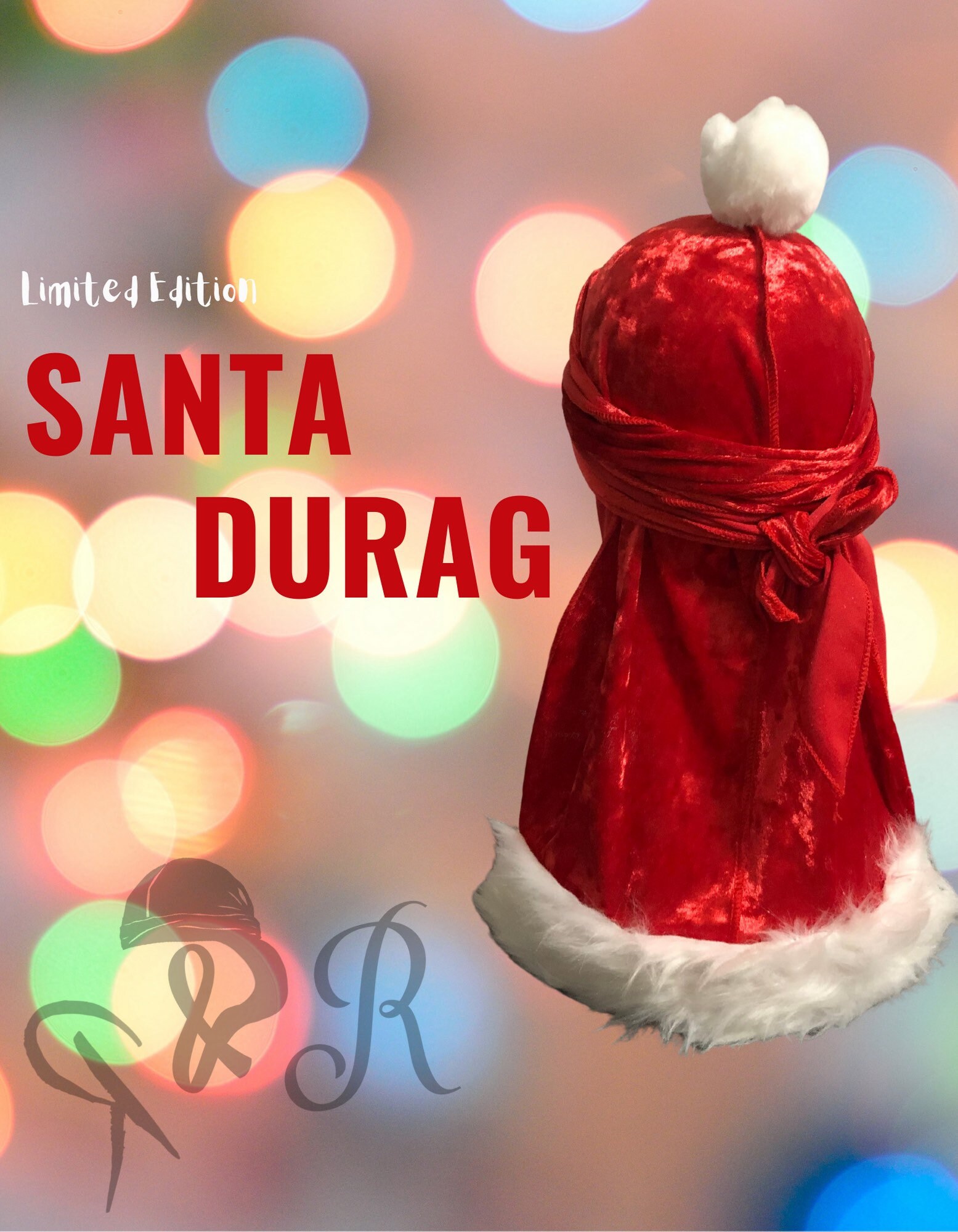 Christmas Santa Durag - Etsy
