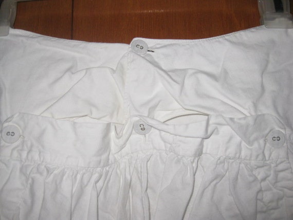 Antique Victorian Ladies Cotton Bloomers (c. 1880… - image 9