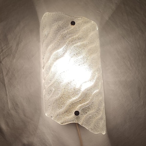 Murano glass sconce. Italy, 1980s.