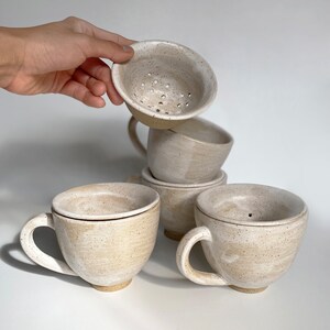 Tea Cup and Tea Strainers