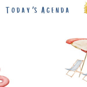 Seasonal Google Slides & Powerpoint Templates, Fun Beachy Spring Break ...