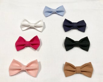 Plain bow Barrette