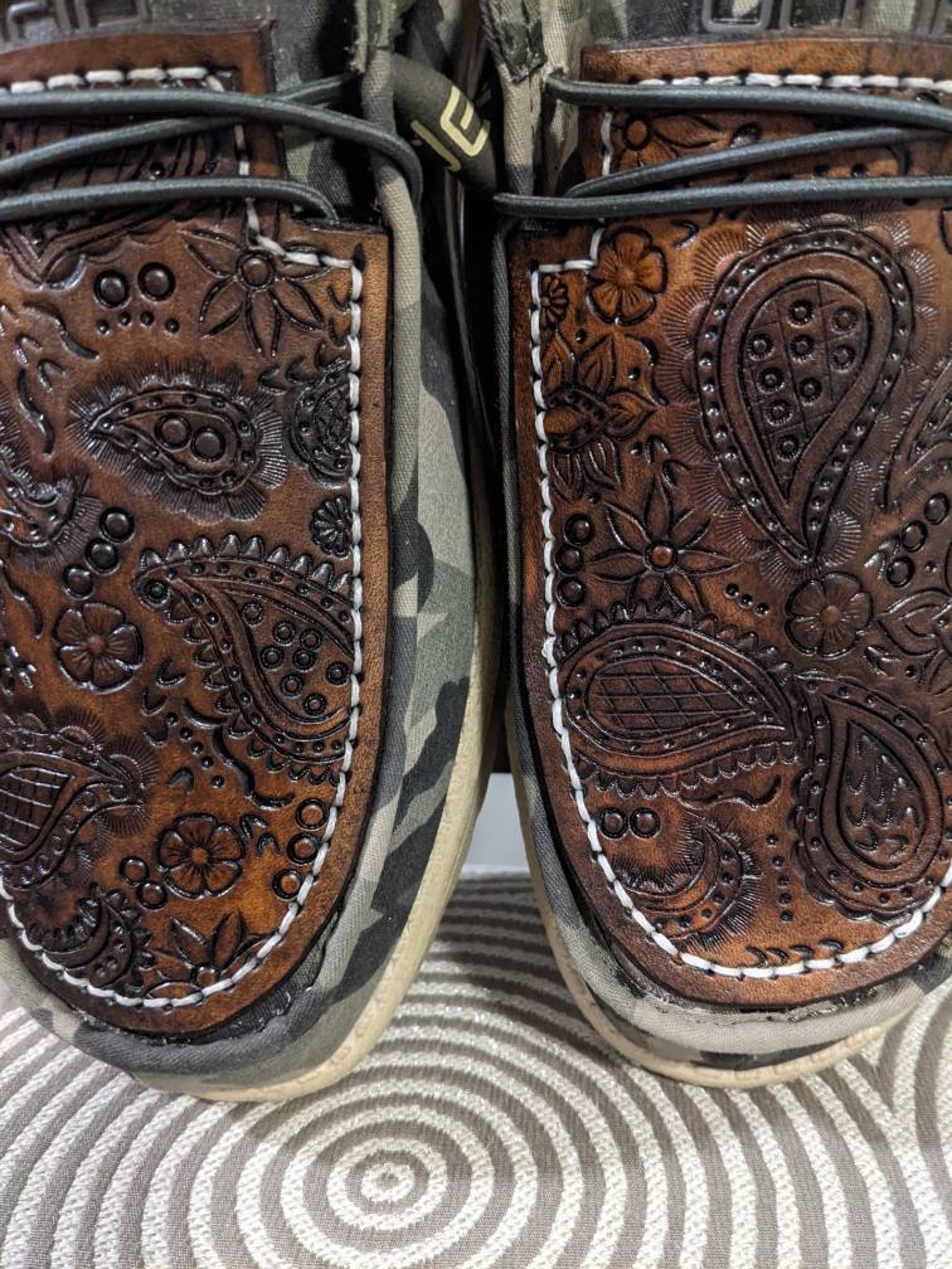 custom leather hey dudes womens